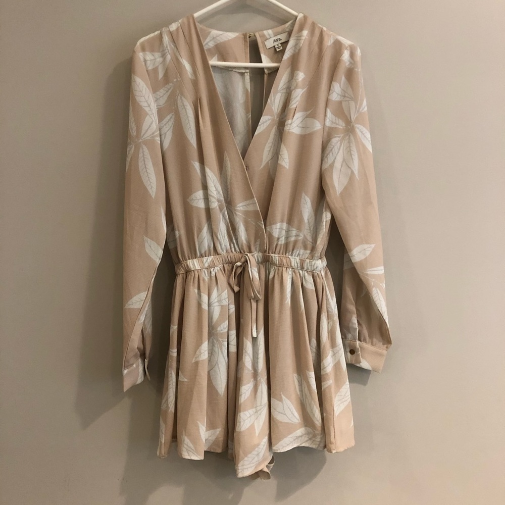 Floral Romper Long Sleeve